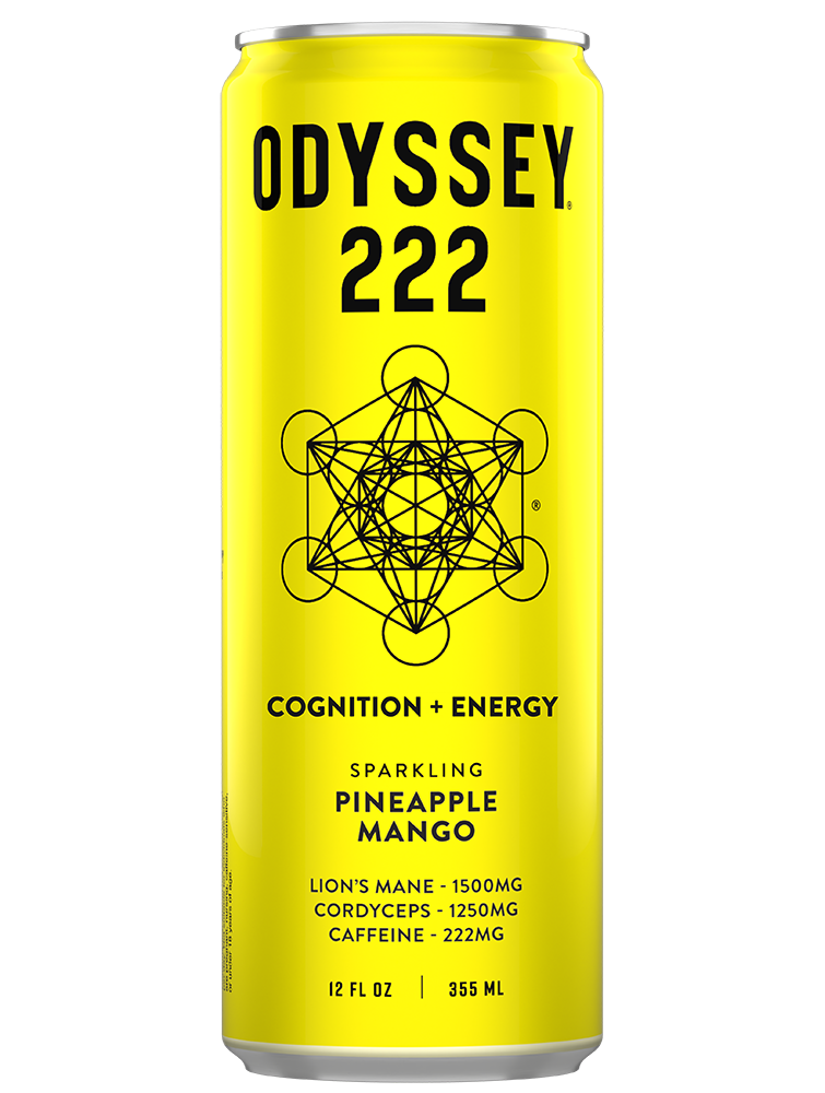 Pineapple Mango 222mg Sparkling Mushroom Energy