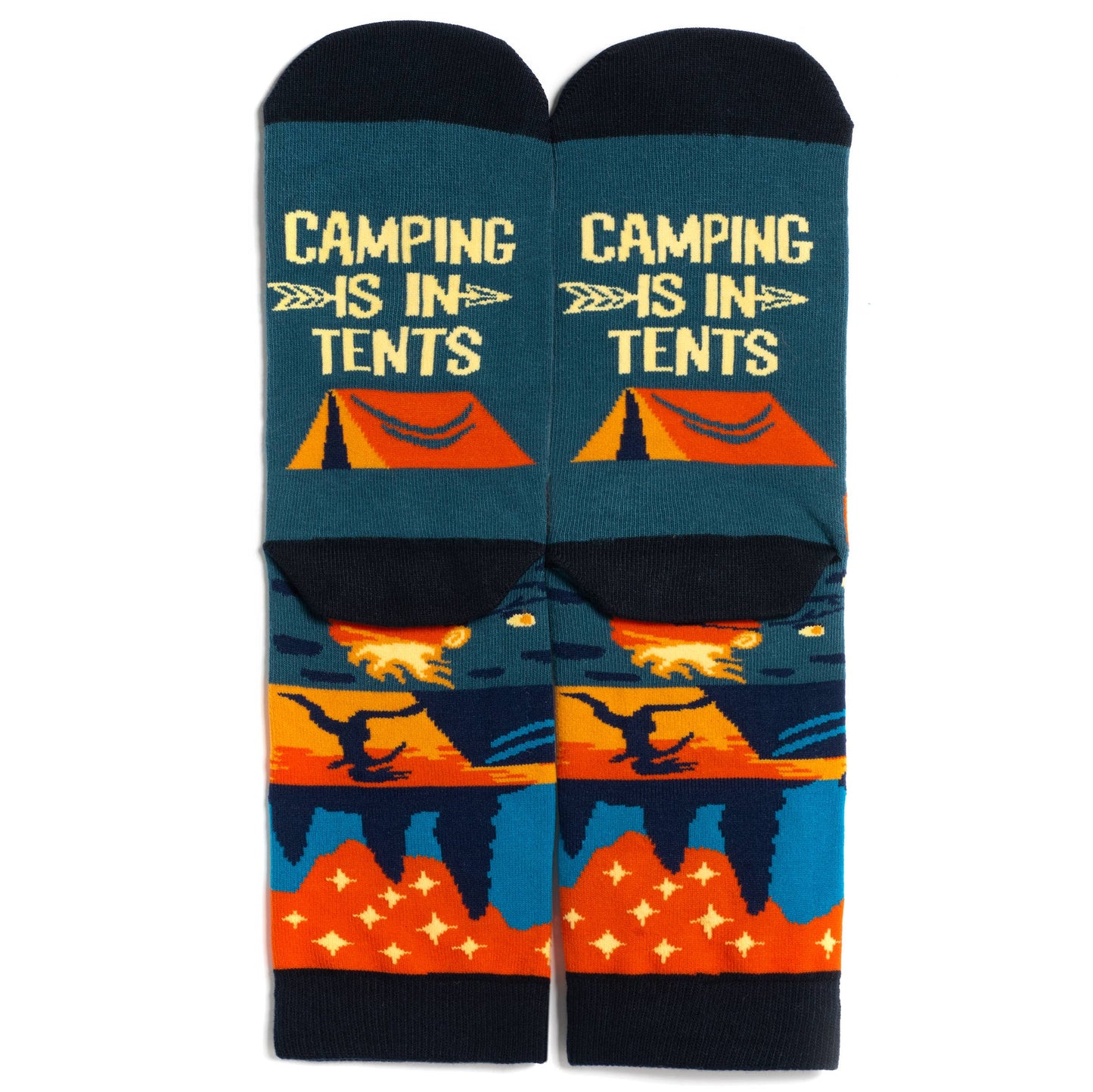 *Camping Is In Tents Socks