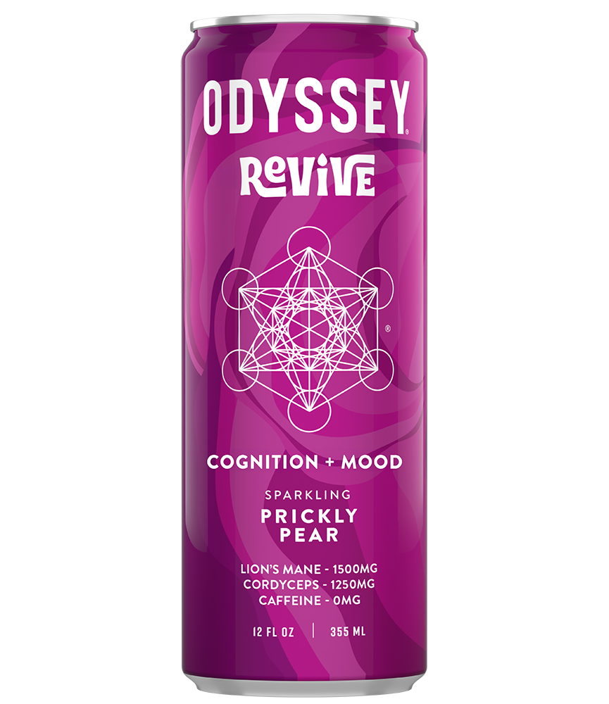 Prickly Pear Revive Sparkling Mushroom Hydration