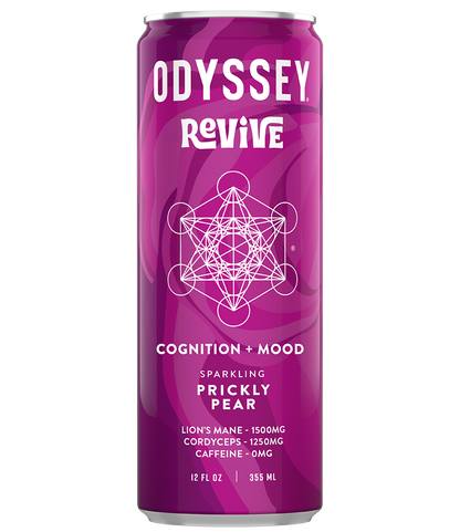 Prickly Pear Revive Sparkling Mushroom Hydration