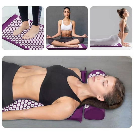 *Acupuncture Mattress Mat Back Pain Relief and Neck Pain Reli