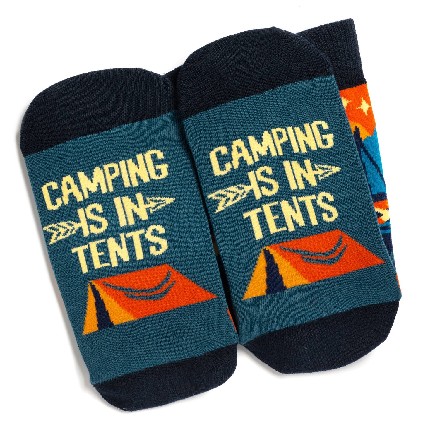 *Camping Is In Tents Socks