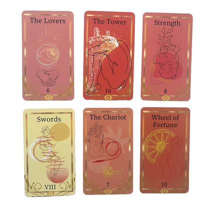 The Sex & Love Tarot Deck with Guidebook | Printed in USA