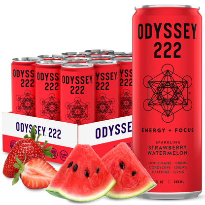 Strawberry Watermelon 222mg Sparkling Mushroom Energy