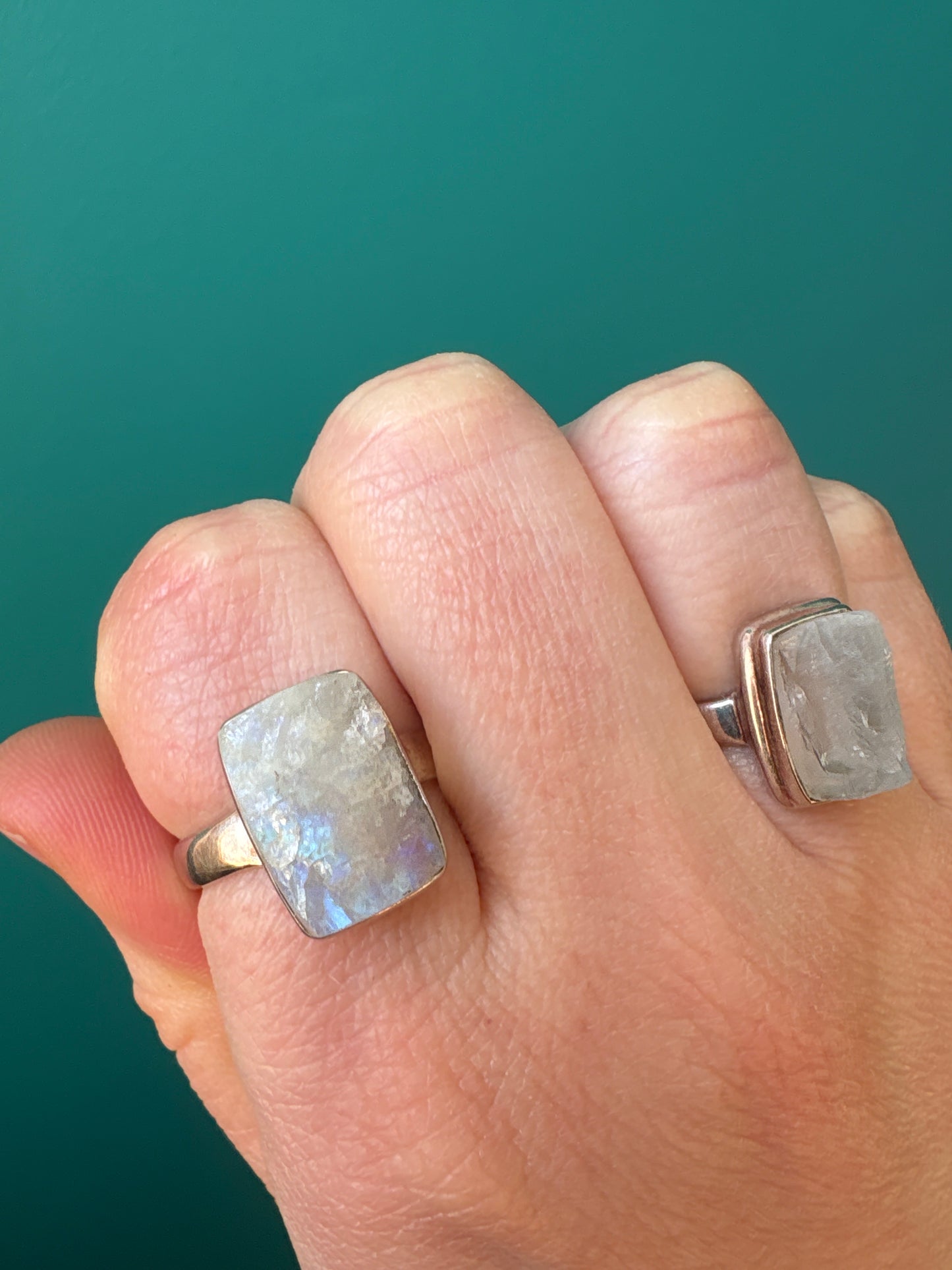 *Ring Raw Moonstone