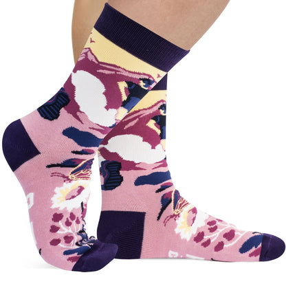 Rise and Climb (Purple) Socks