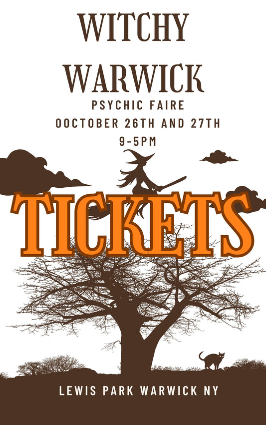 Witchy Warwick Entry Ticket