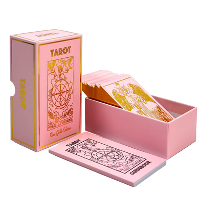 Rose Gold Tarot & Guide | Classic Tarot Design and Gold Foil