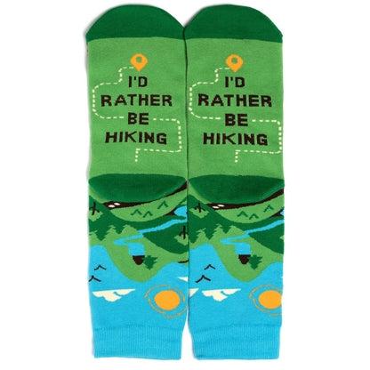 I'd Rather Be Hiking Socks