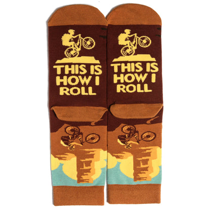 This Is How I Roll (Mountain Biking) Socks