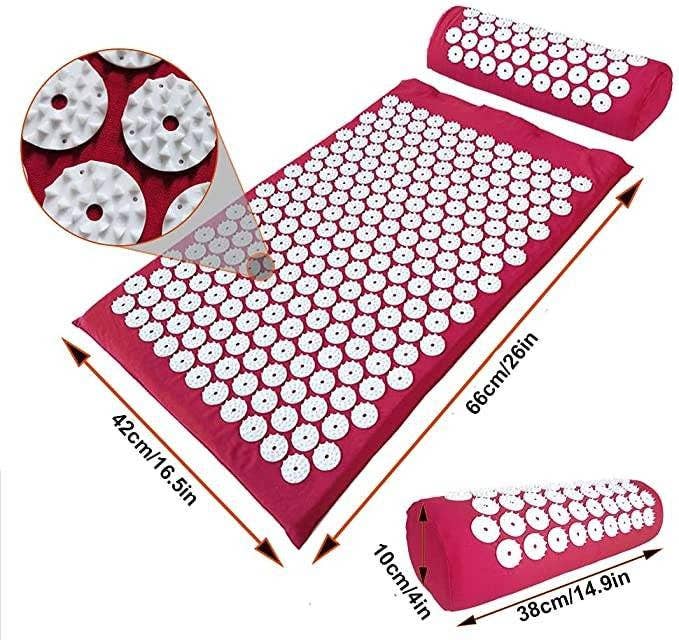 *Acupuncture Mattress Mat Back Pain Relief and Neck Pain Reli