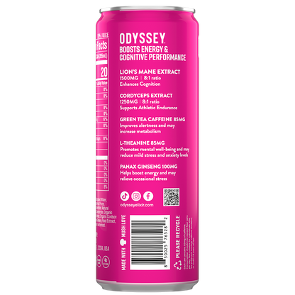 *Dragon Fruit Lemonade 85mg Sparkling Mushroom Energy