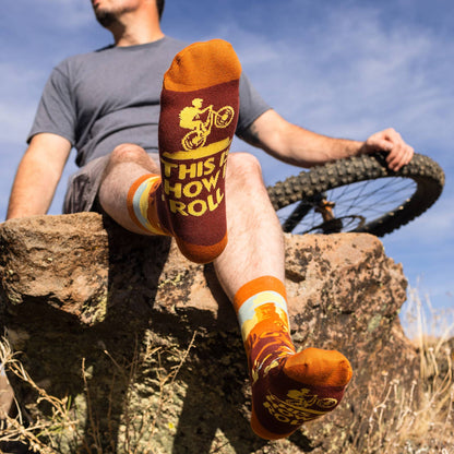 This Is How I Roll (Mountain Biking) Socks