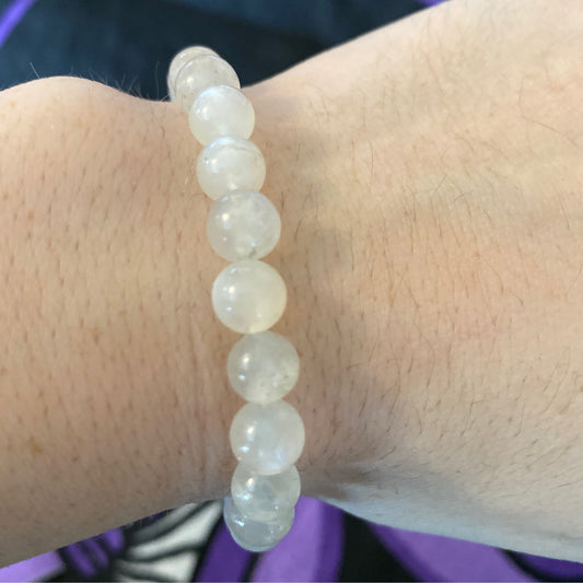 Bracelet Rainbow Moonstone 6-7mm