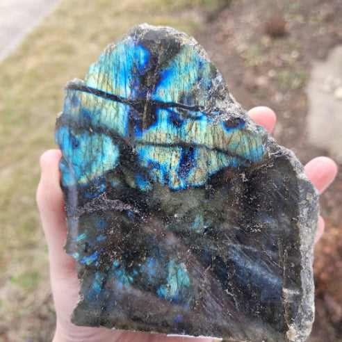 *Half Polished Labradorite