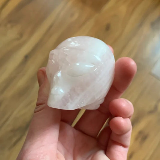 Alien Head Rose Quartz