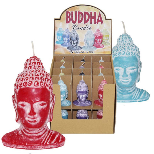 Candle Buddha Head