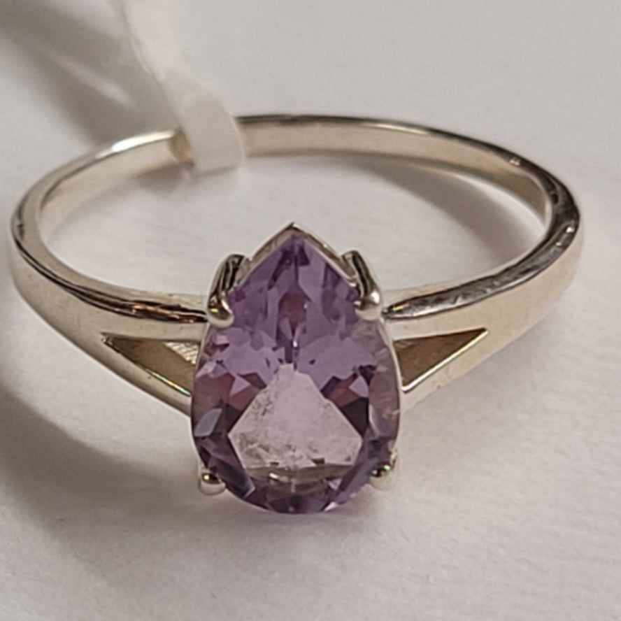 *Ring Teardrop Amethyst