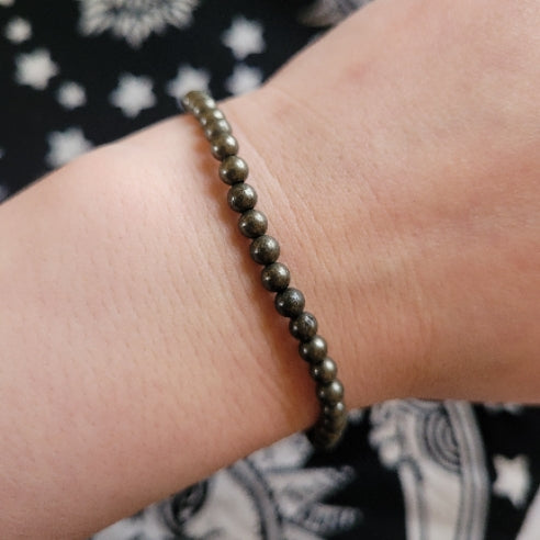 Bracelet Pyrite 4mm