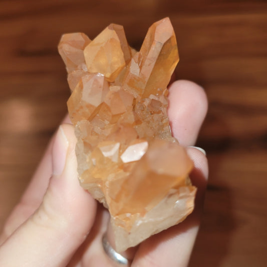 Cluster Tangerine Quartz