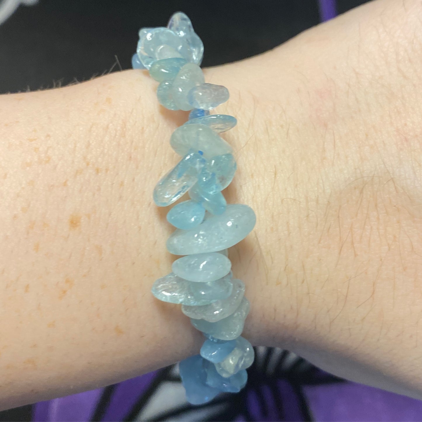 Bracelet Aquamarine Chip