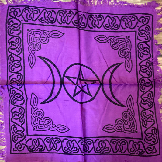 Triple Moon Altar Cloth