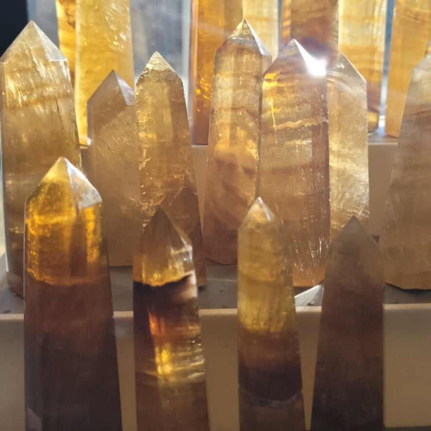 Yellow Fluorite Tower