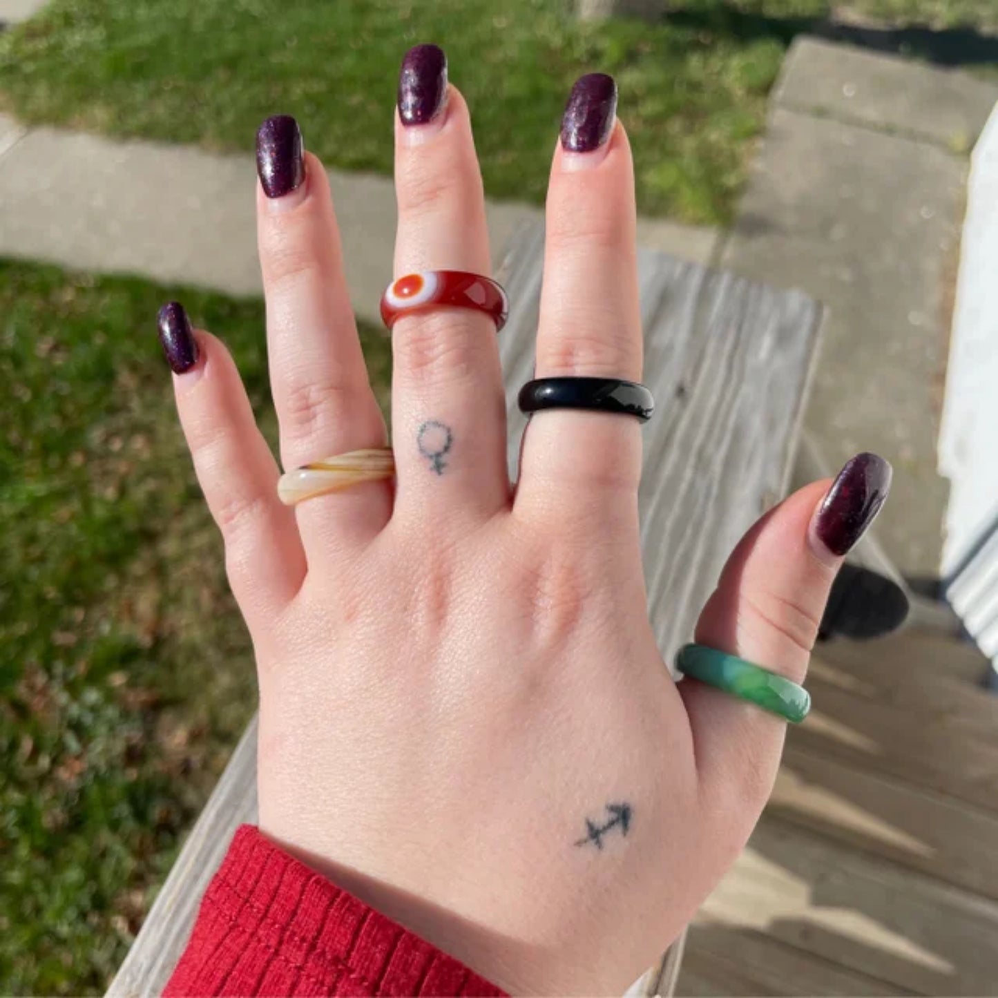 Mixed Ring Agate & Jasper