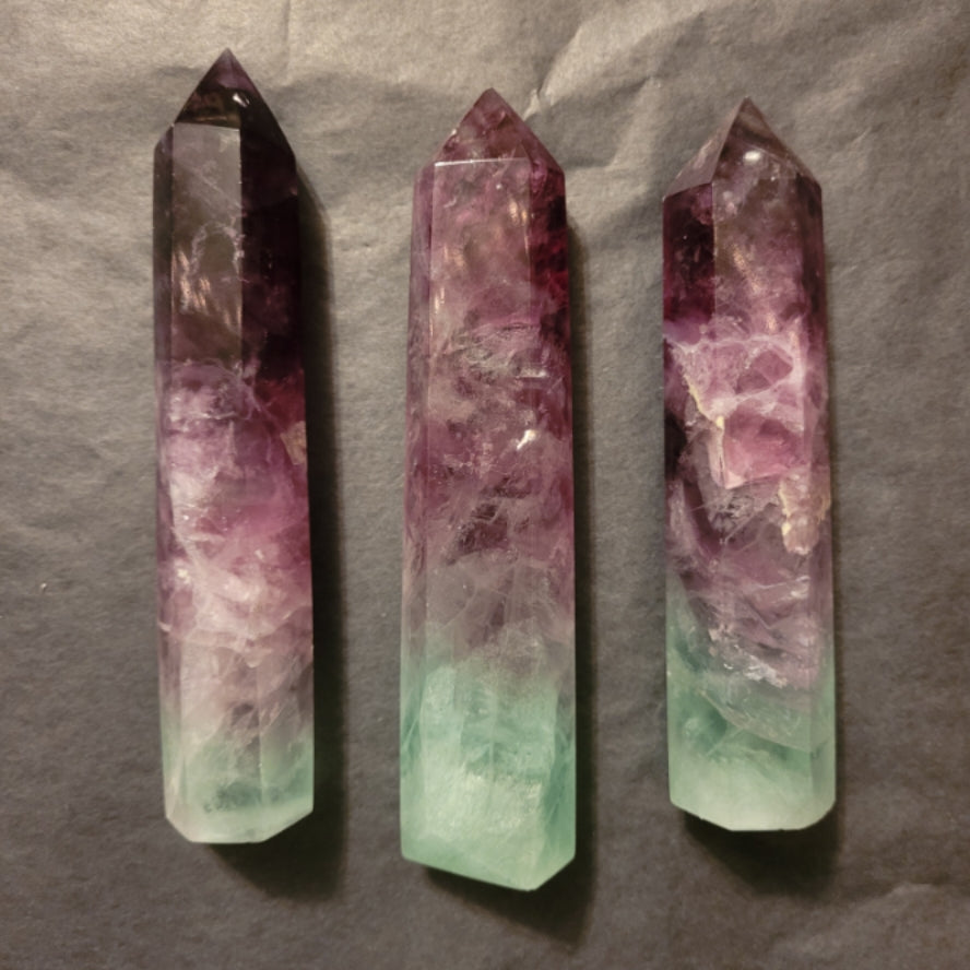 Tower Watermelon Fluorite