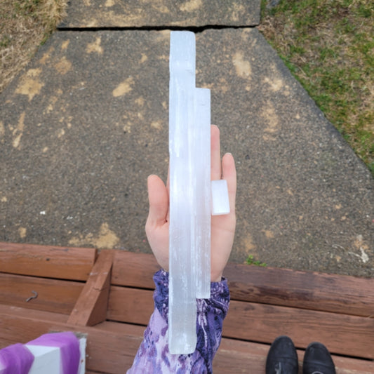 Raw Strone Sticks Selenite