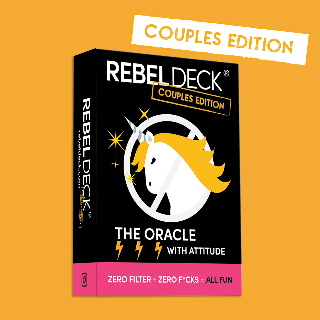 *REBEL Deck- COUPLES Edition- Funny Modern Oracle (60 cards)