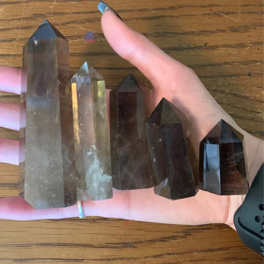 Smokey Quartz Towers