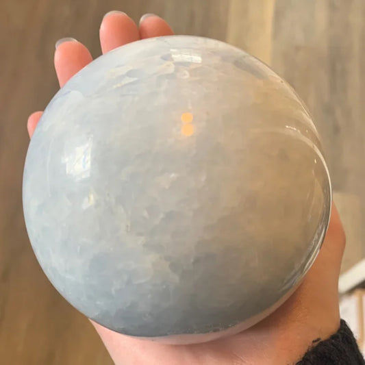 Sphere Blue Calcite