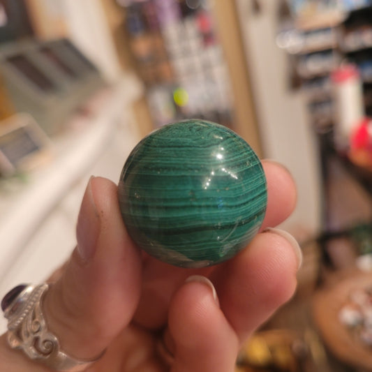 Sphere Malachite med